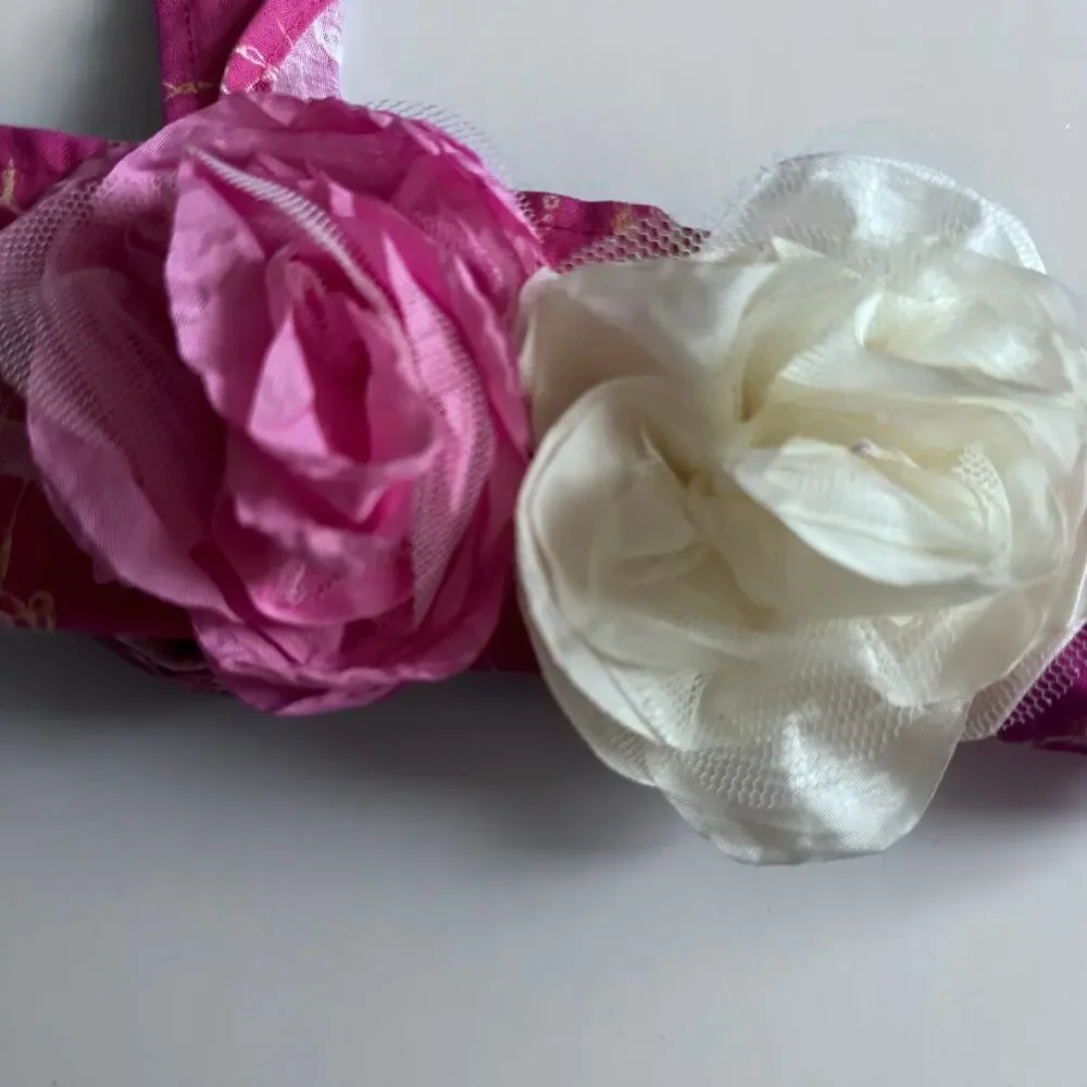 Giggle Moon Adjustable Floral Hair Tie Wrap - Youth